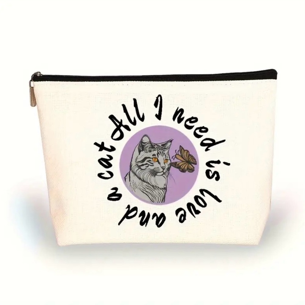 Cat Cosmetic Bag